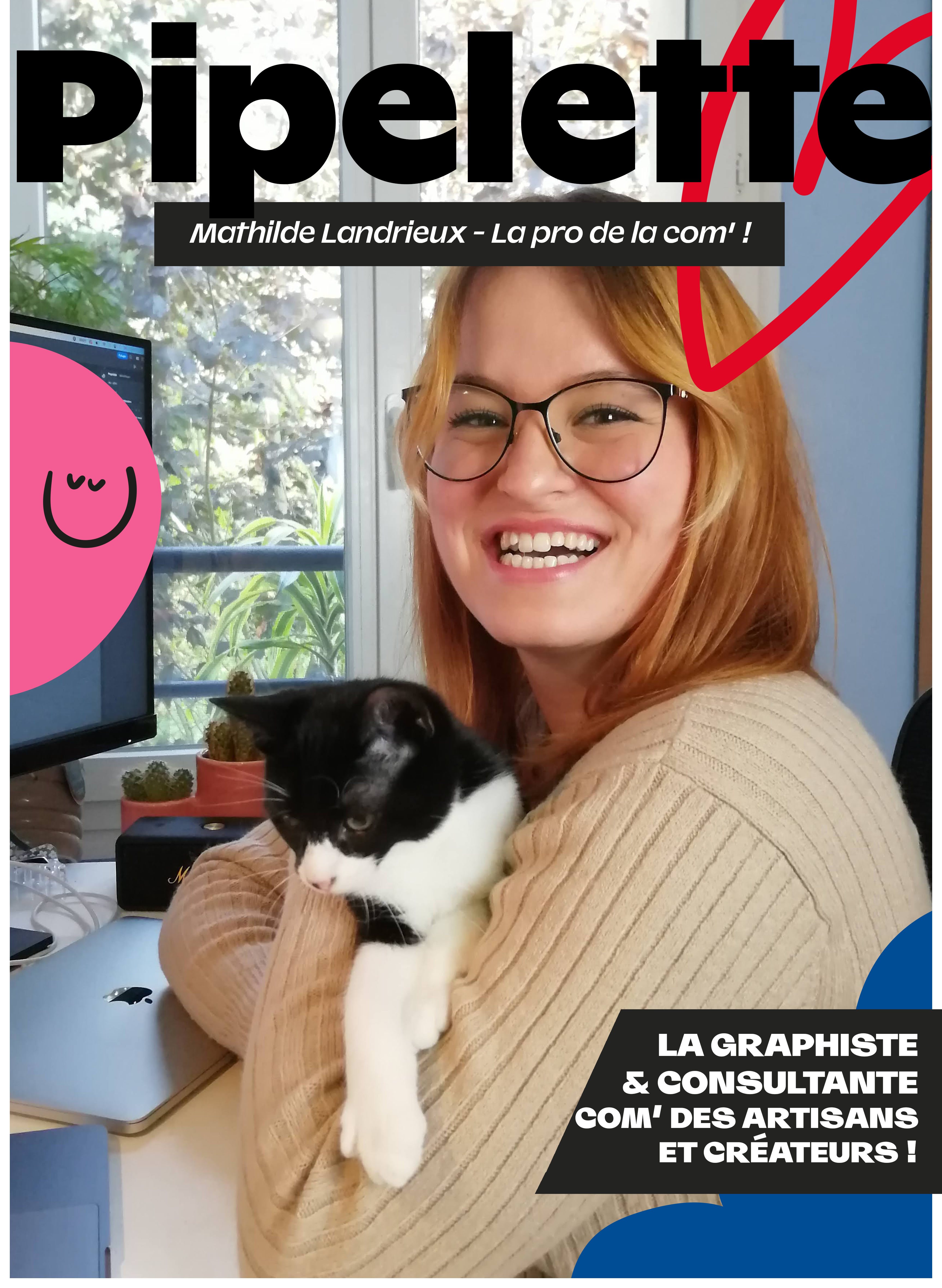 Mathilde, la pro de la communication visuelle et digitale !